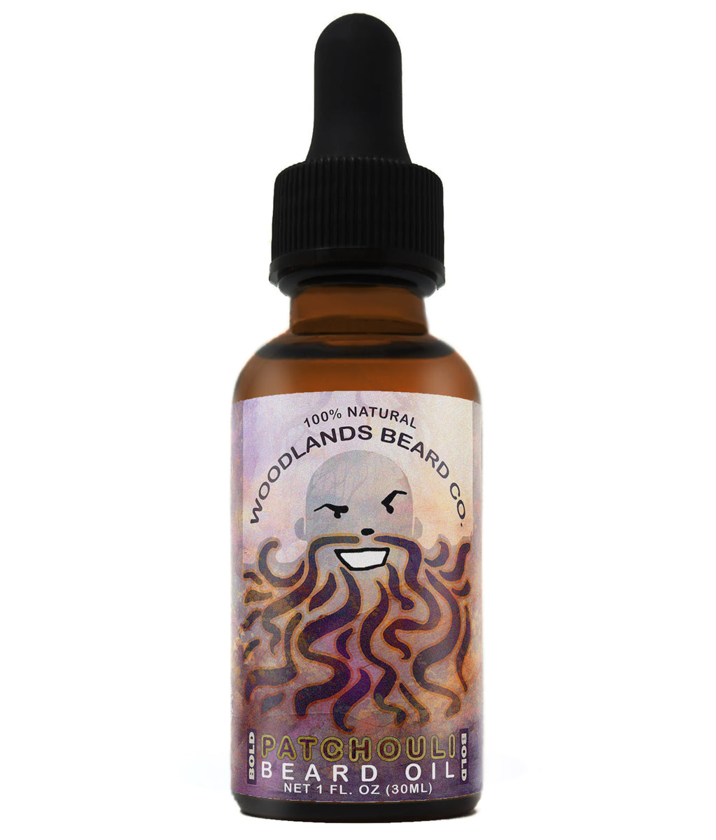 Patchouli Beard Oil – A Strong Bold Patchouli Scent – Woodlands